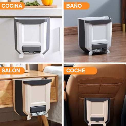 Cubo de basura plegable - EcoCubo (+100 bolsas)