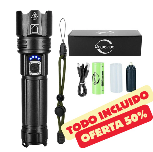 Kit Linterna Táctica Laser - Titanium